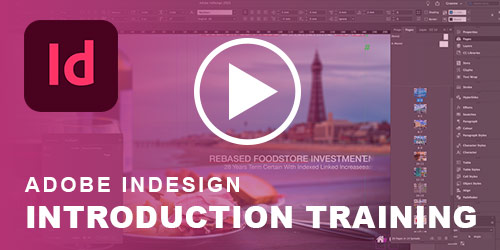 InDesign introduction Guildford course video