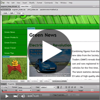Inserting Animations into Web Projects with Dreamweaver