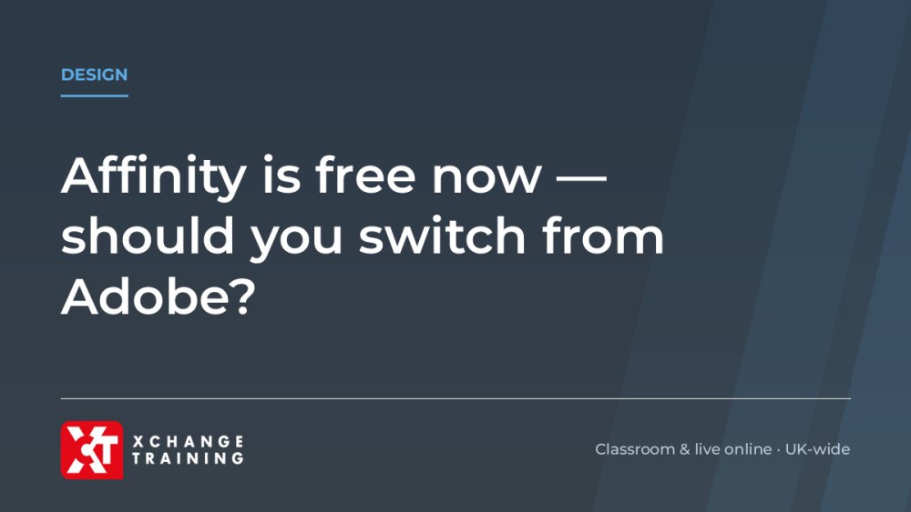 Affinity is free now — should you switch from Adobe?