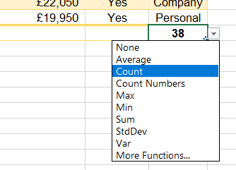 excel formatting screen 4