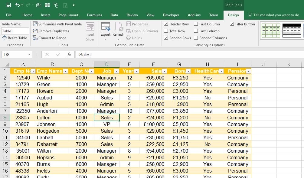 excel formatting screen 20