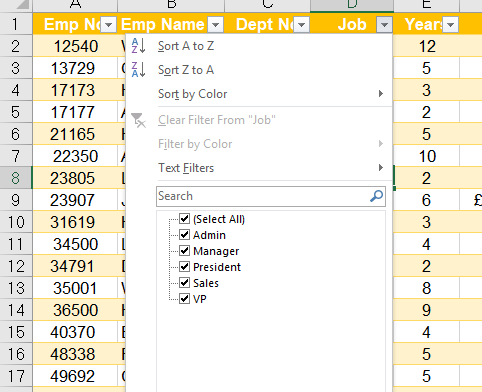 excel formatting screen 19