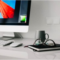 computer desktop for web designer