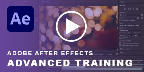After Effects advanced course video available in Manchester