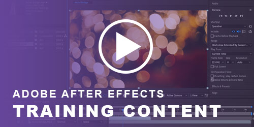 After Effects course options video for Cardiff and online